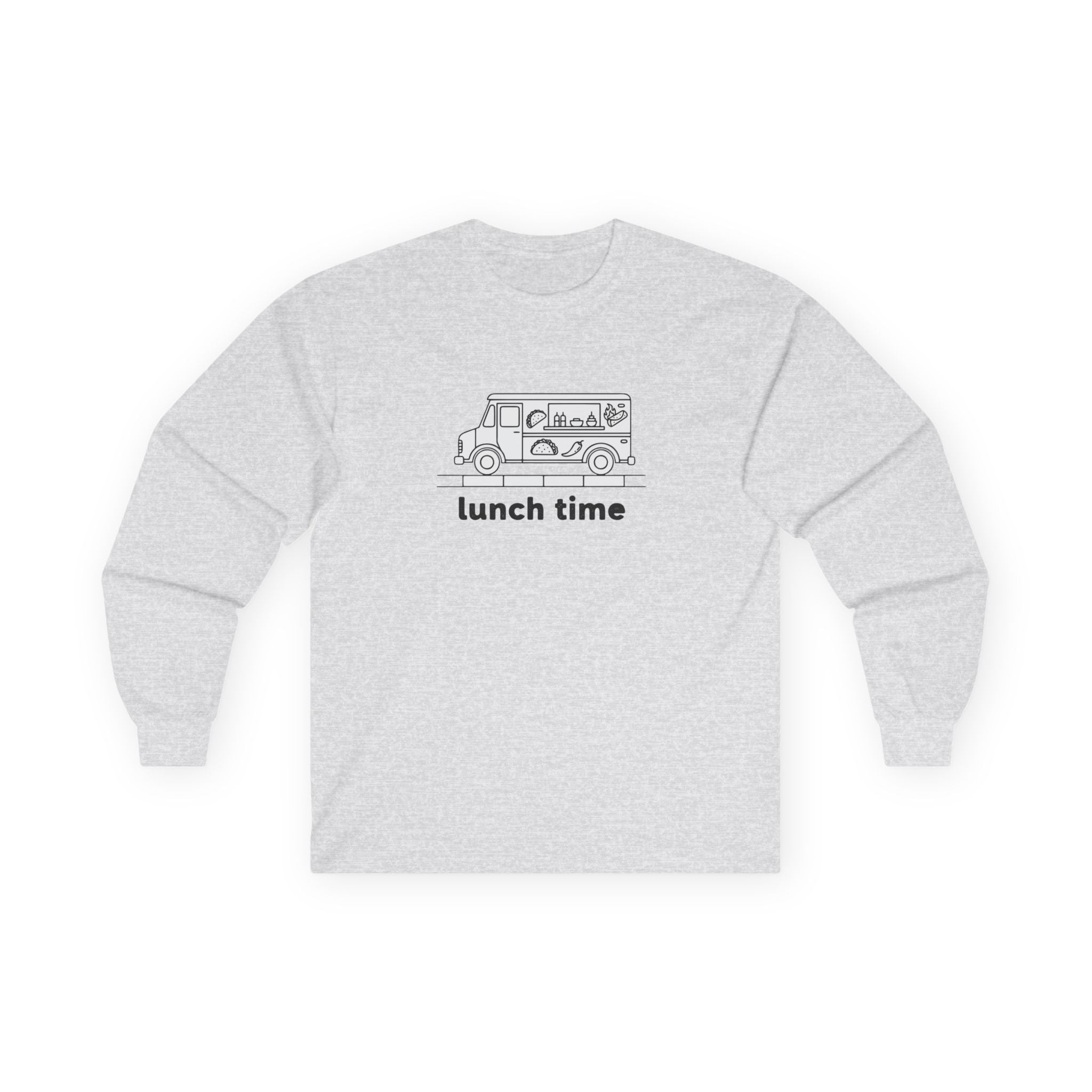 Lunch Time Ultra Cotton Long Sleeve Tee