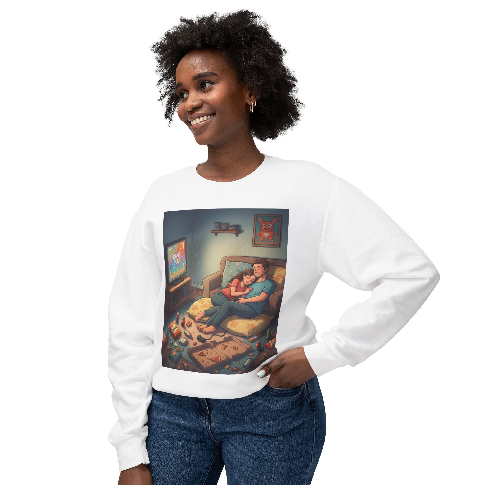Gamer Couple Crewneck Sweatshirt