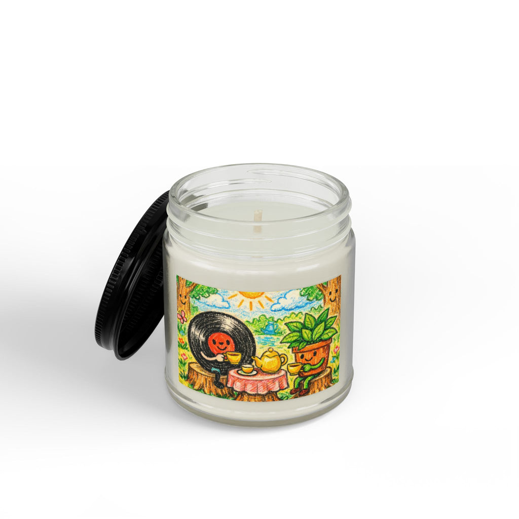 Scented Soy Candles with Black Lid, (4 and 9oz)