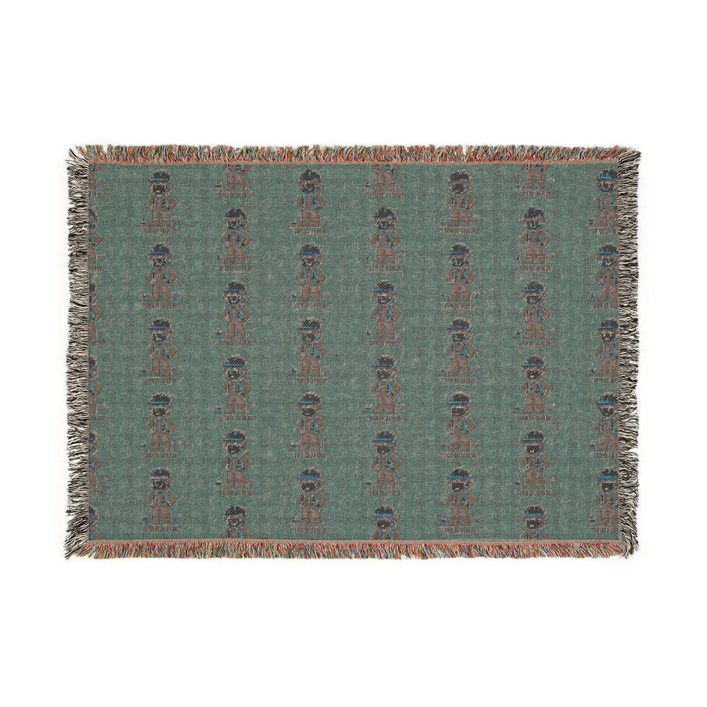 Woven Blanket "Builder Pattern"