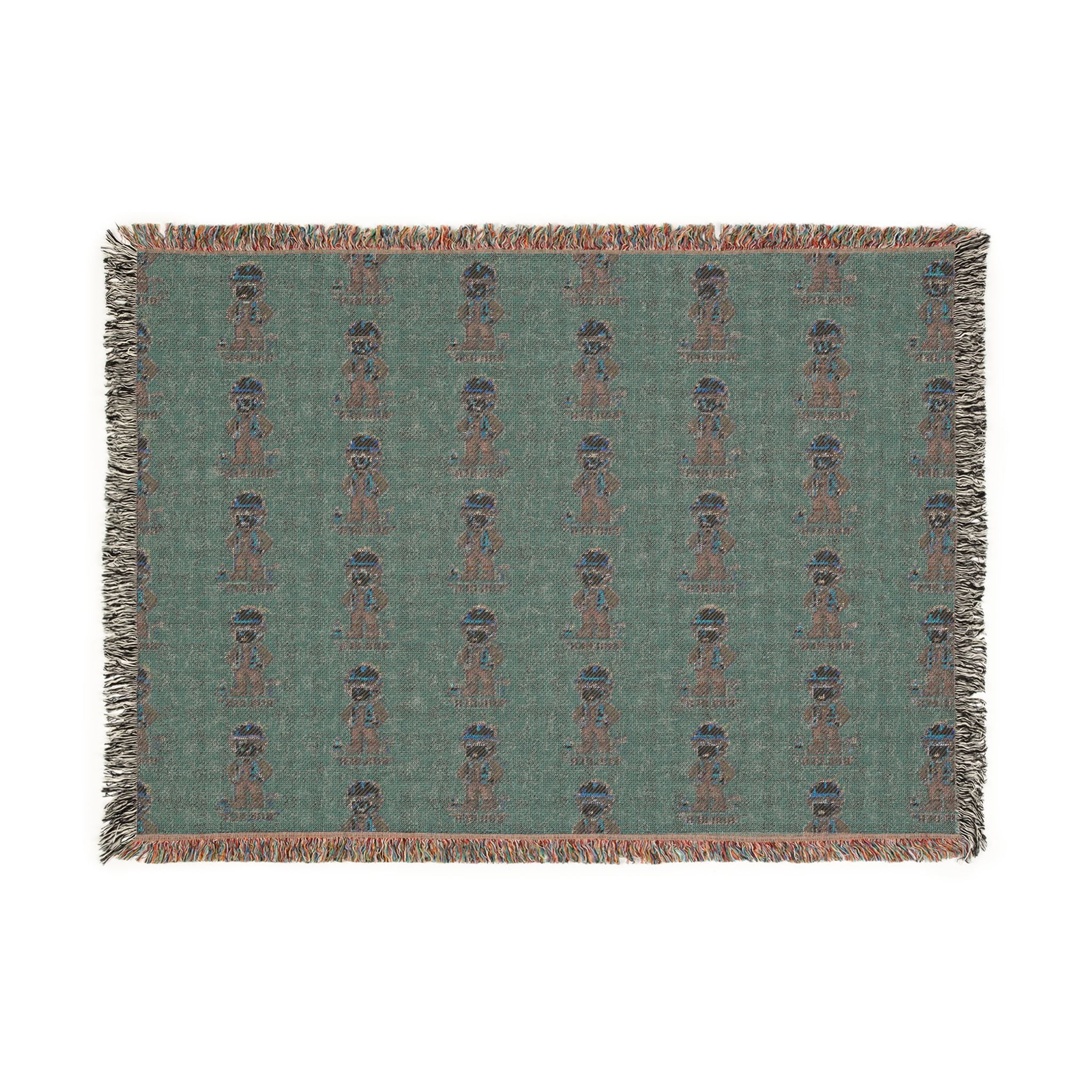 Woven Blanket "Builder Pattern"