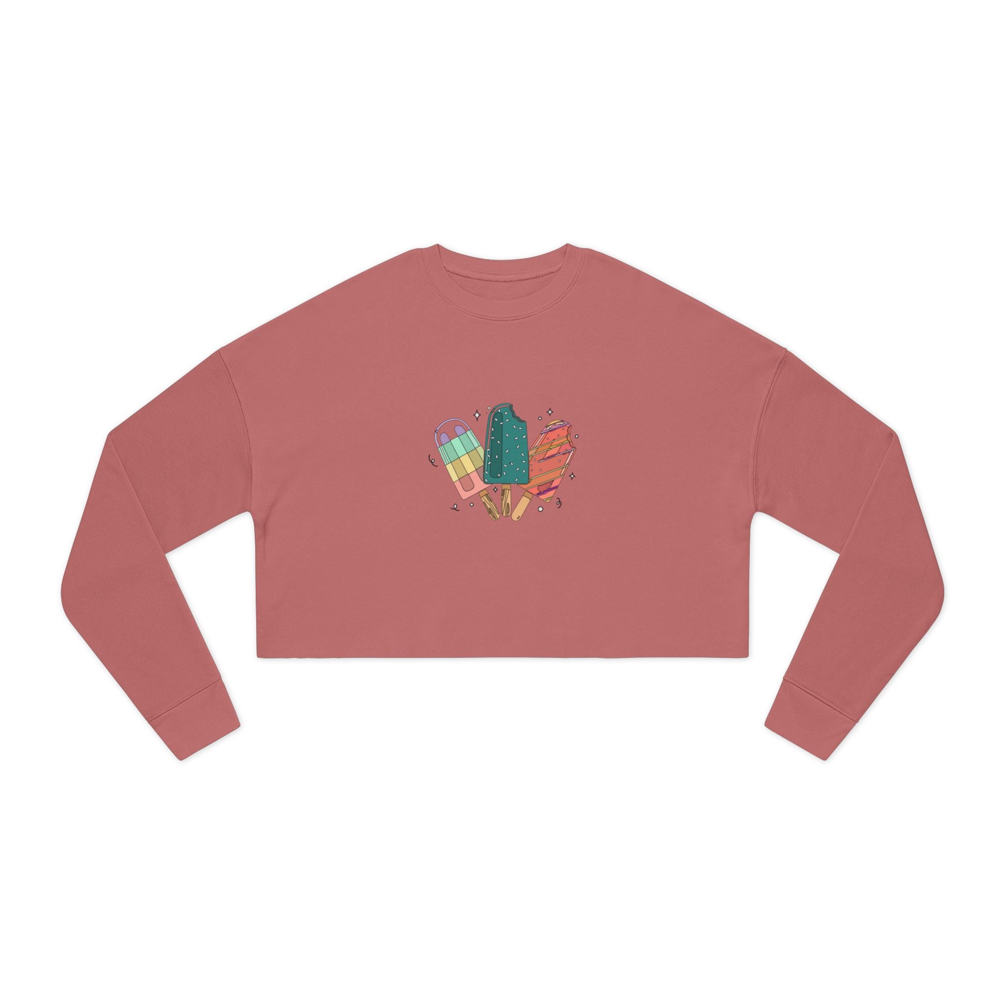 Ice Pop Cropped Sweatshirt