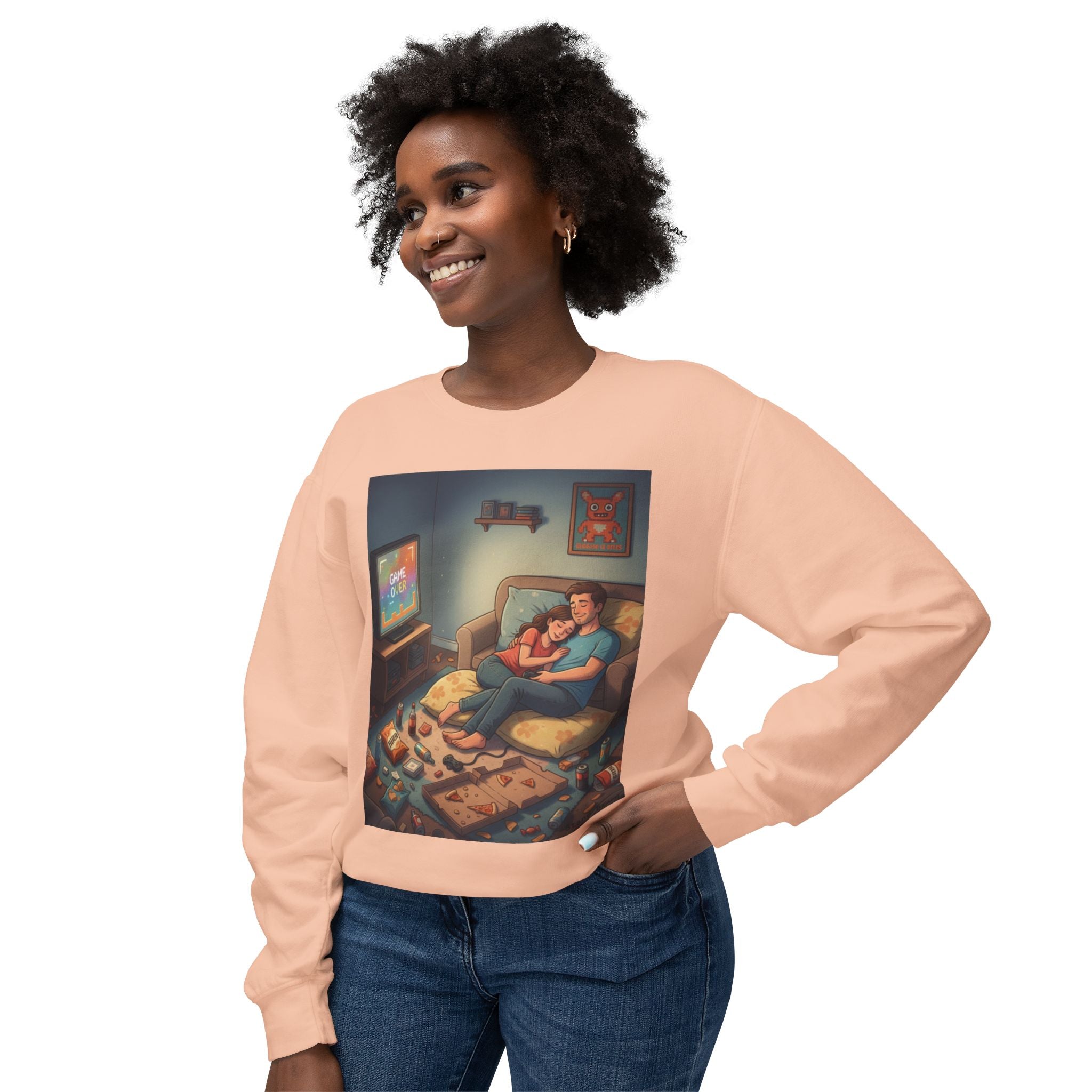 Gamer Couple Crewneck Sweatshirt