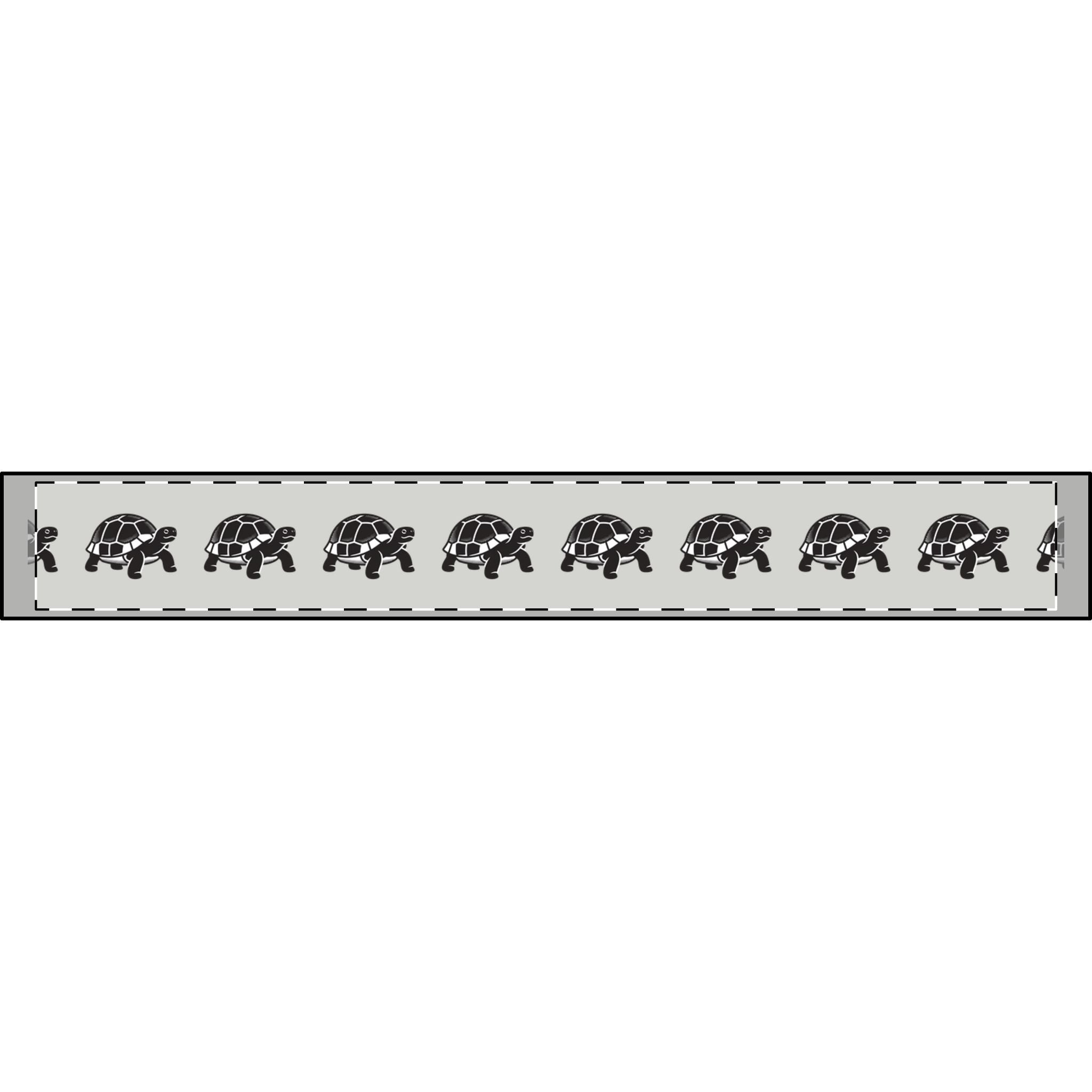 Turtle Leather Bracelet with Beads (Engraving/Costumizable)