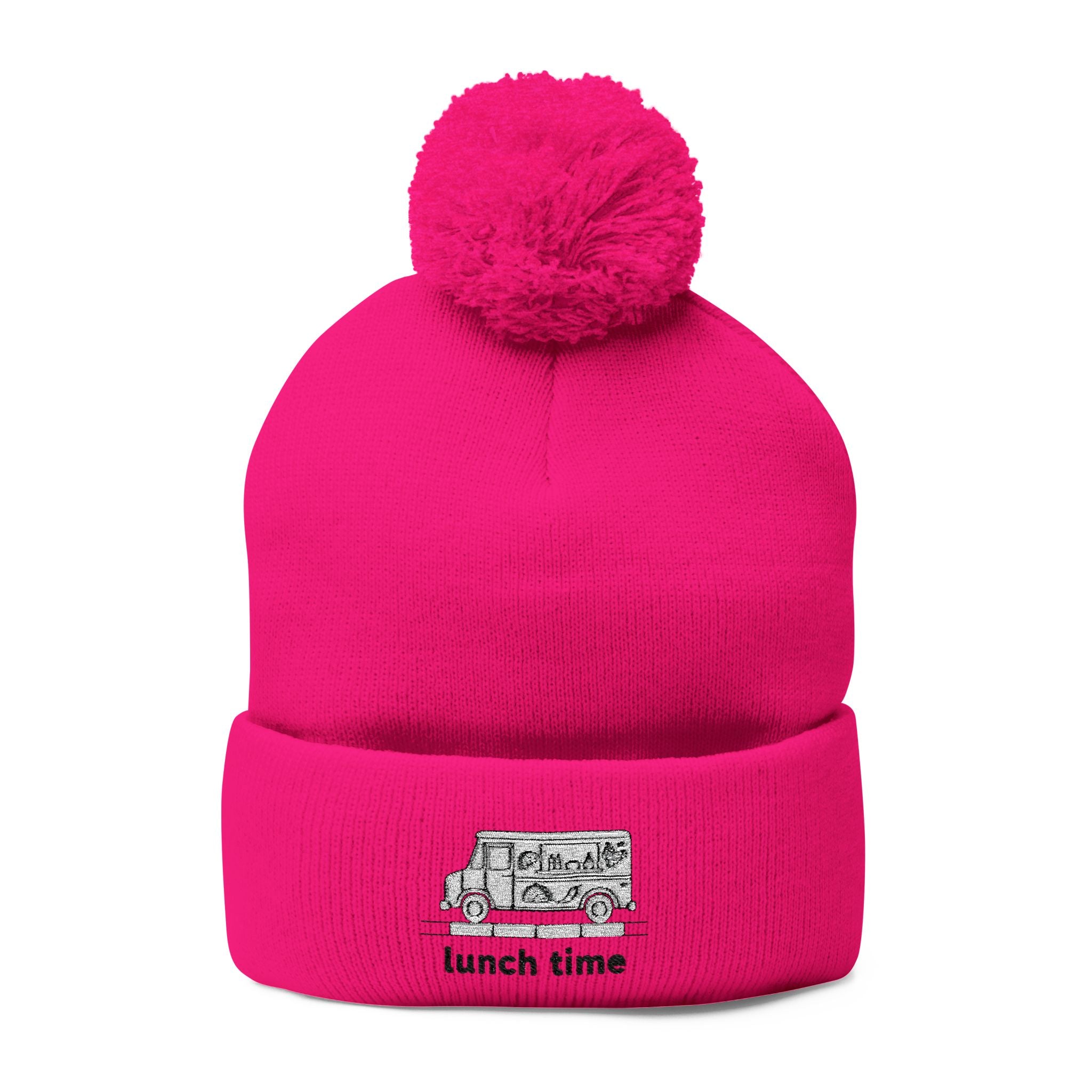Lunch Time Pom Pom Beanie