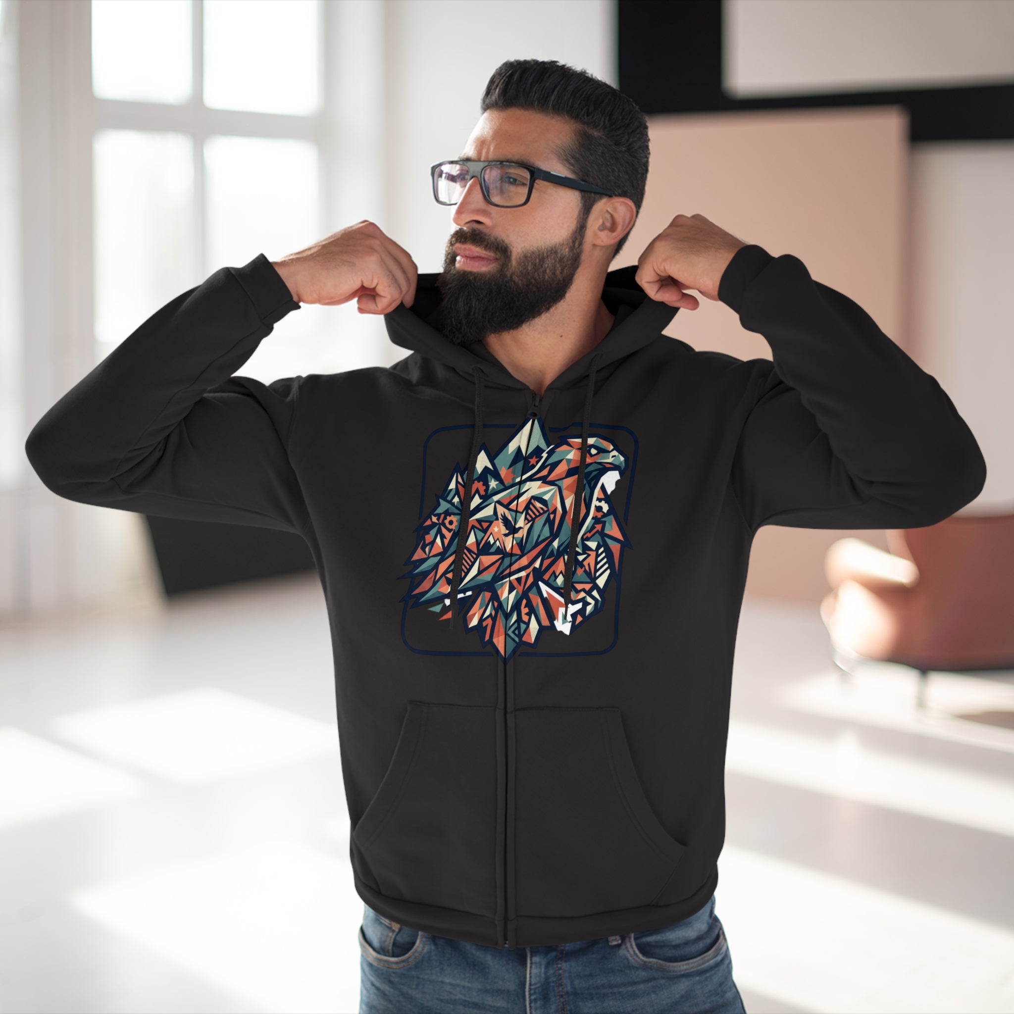 Chaos Bird Zip Sweatshirt