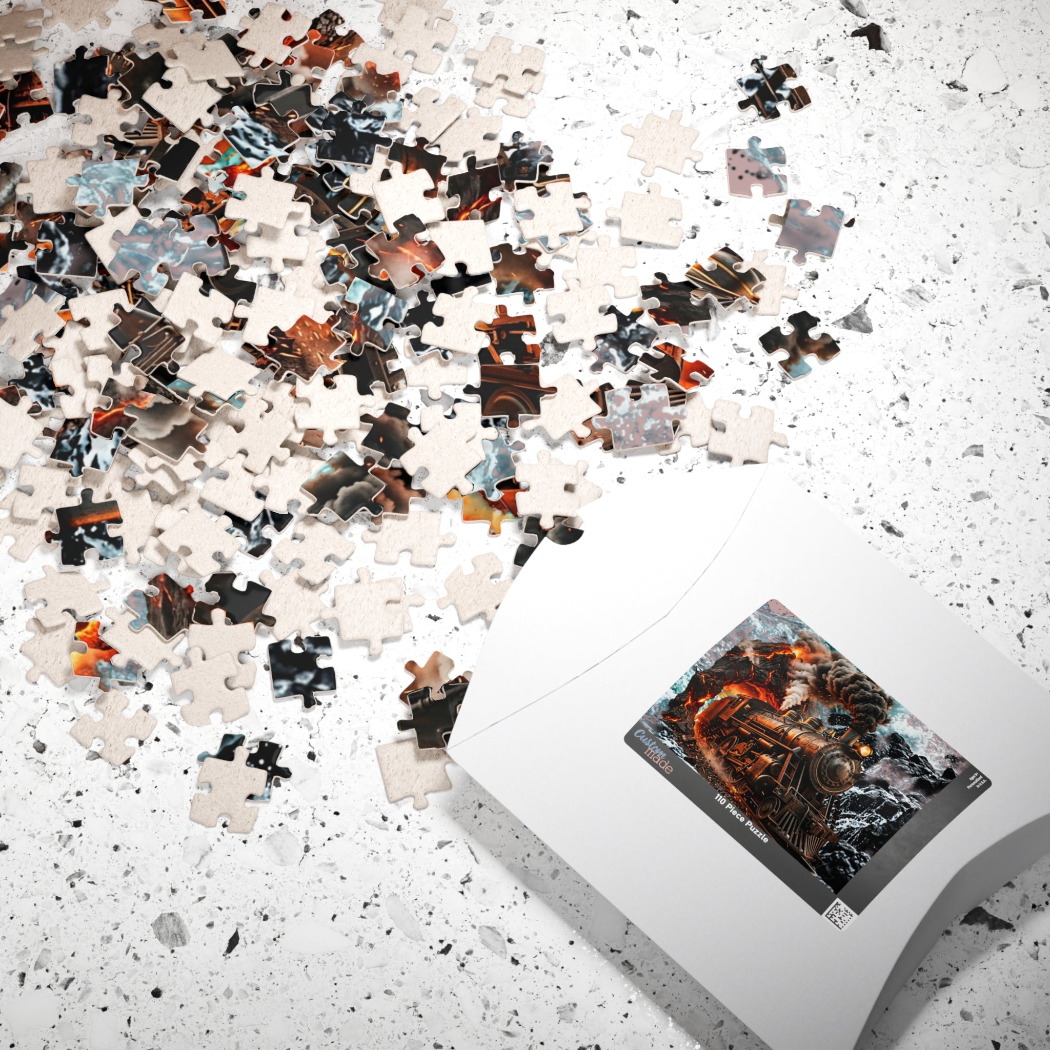 Impossible Train Puzzle (110, 252, 520, 1014-piece)