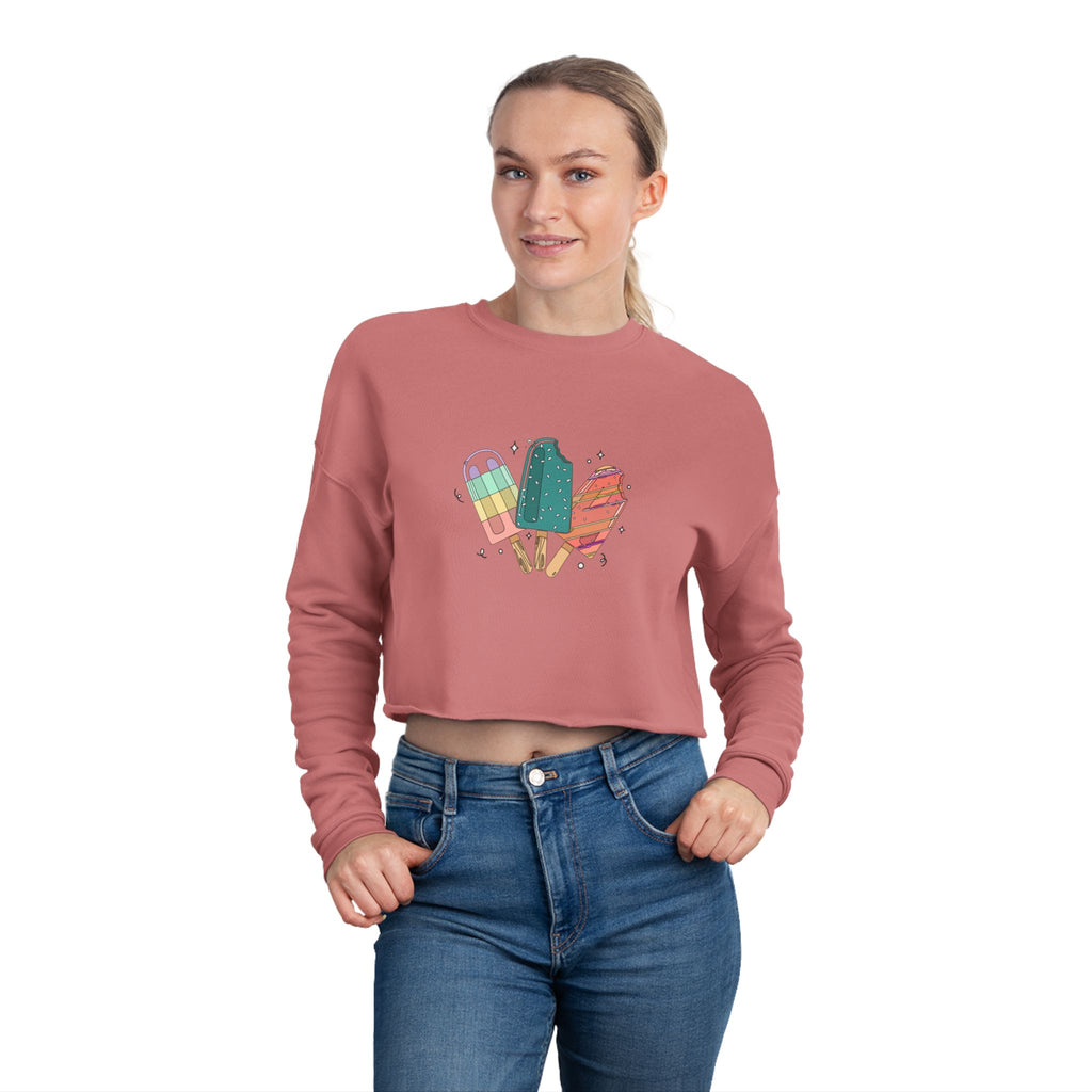 Ice Pop Cropped Sweatshirt