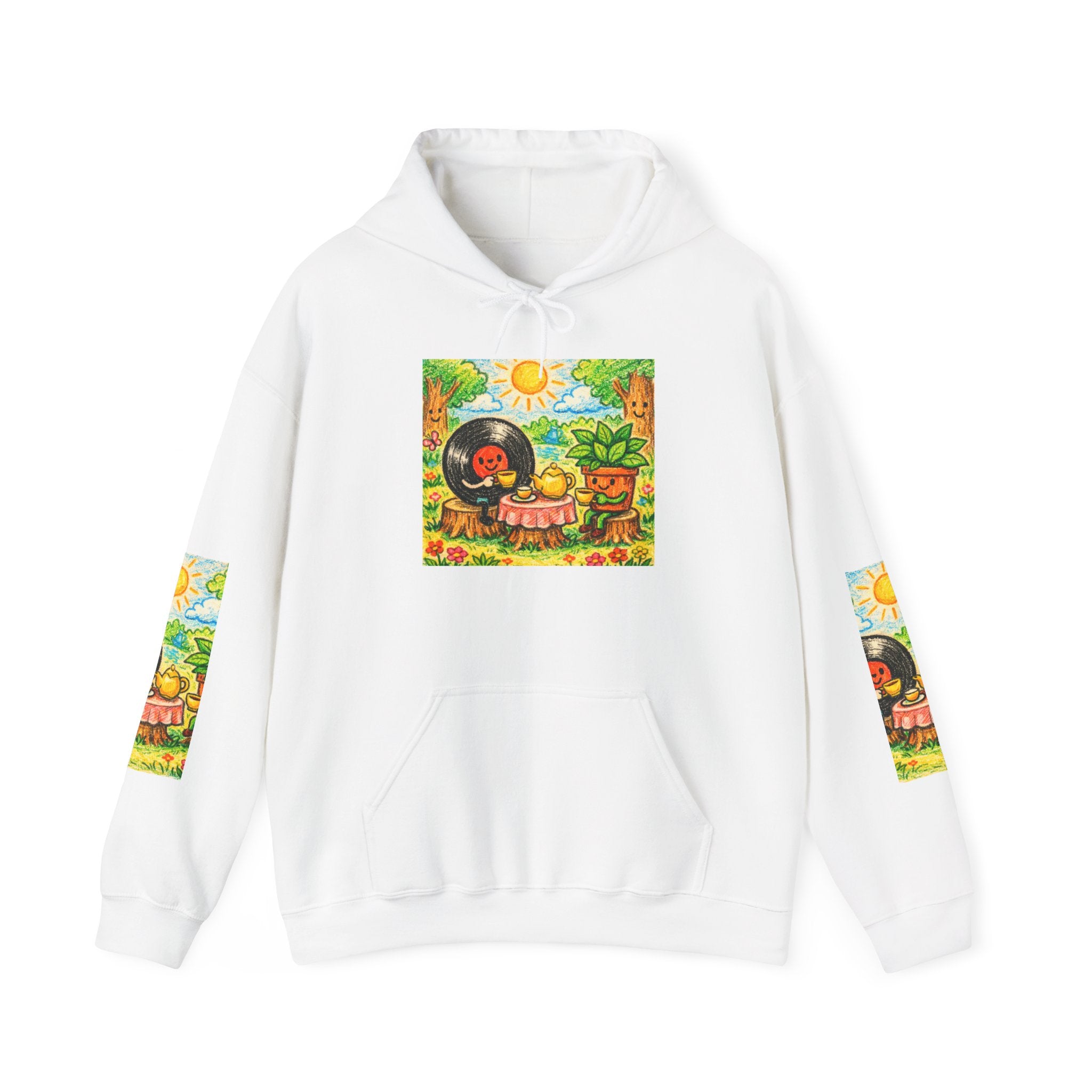 Vinyl and Plant Hoodie warm