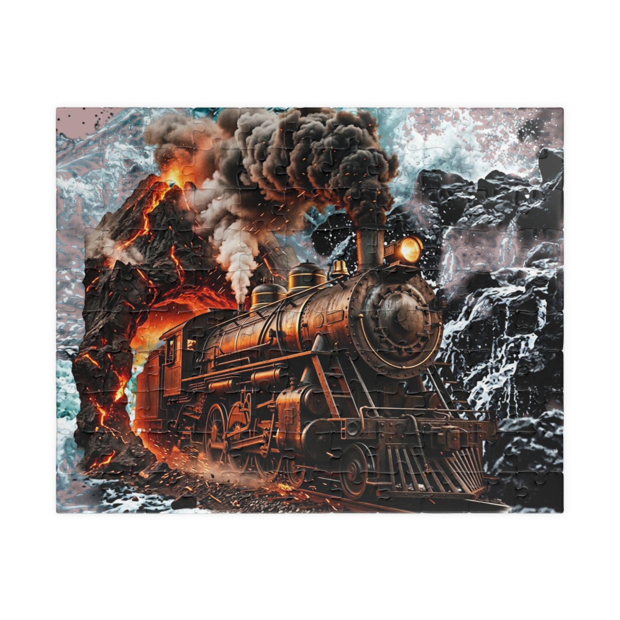 Impossible Train Puzzle (110, 252, 520, 1014-piece)