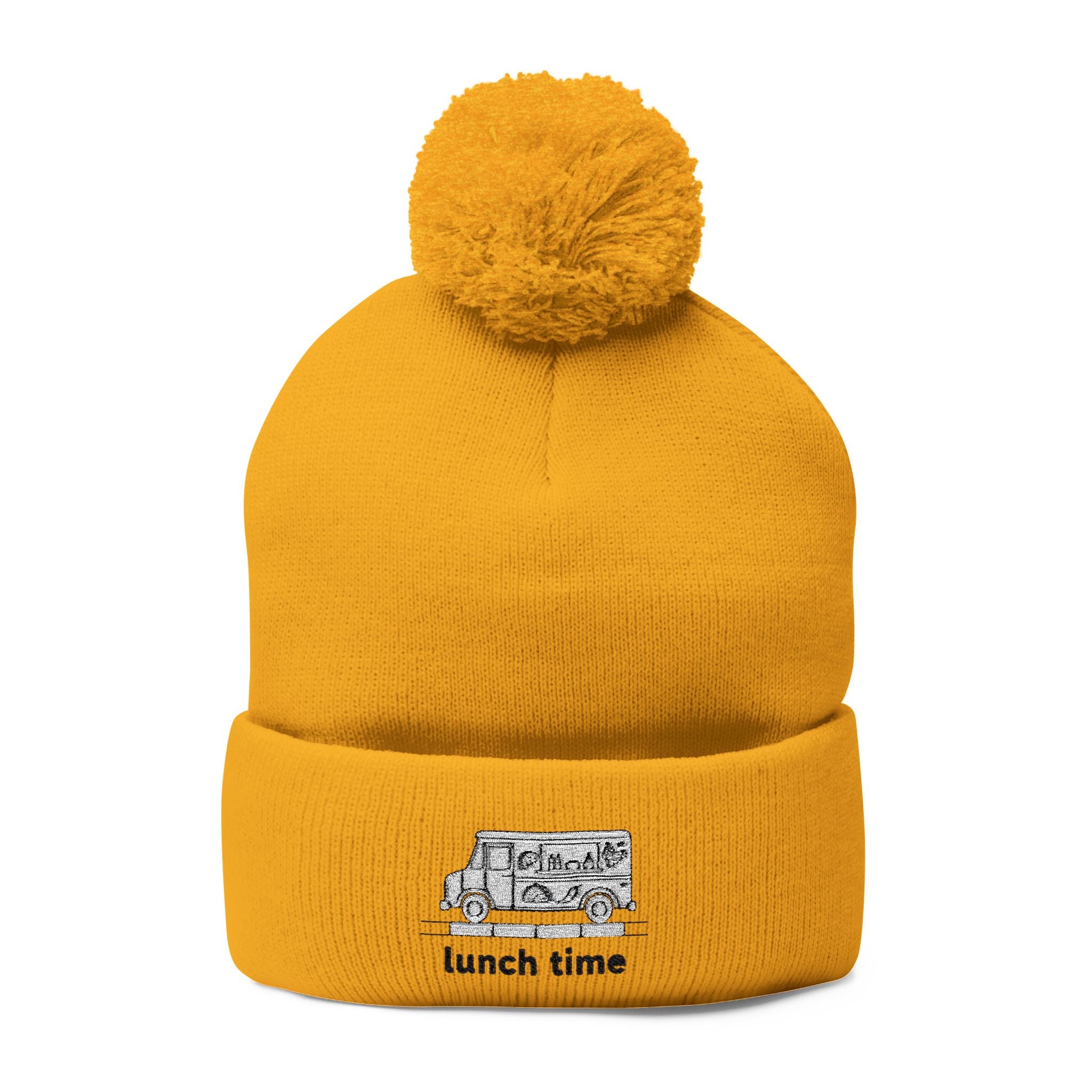 Lunch Time Pom Pom Beanie