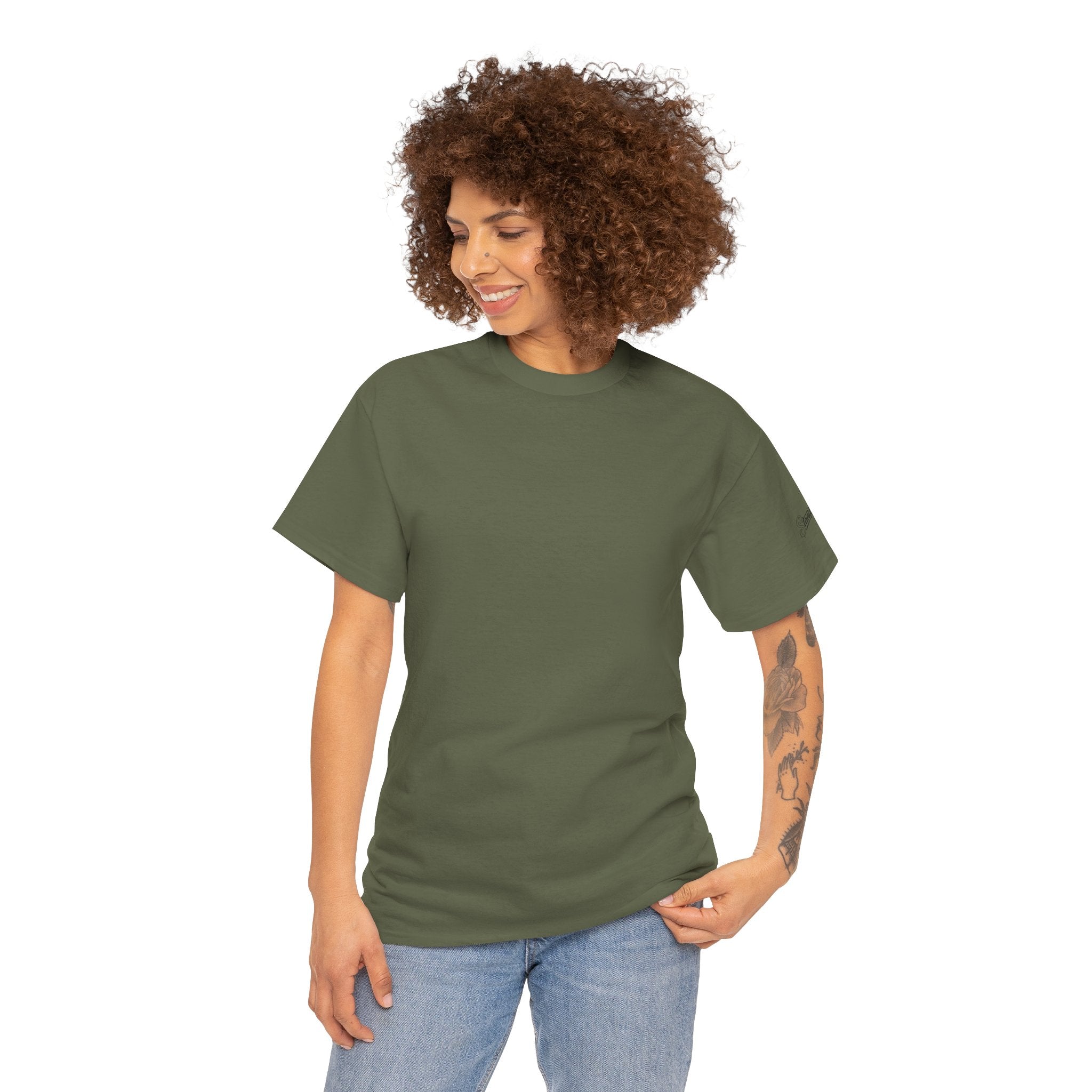 Sleeve Branded Blank Tee