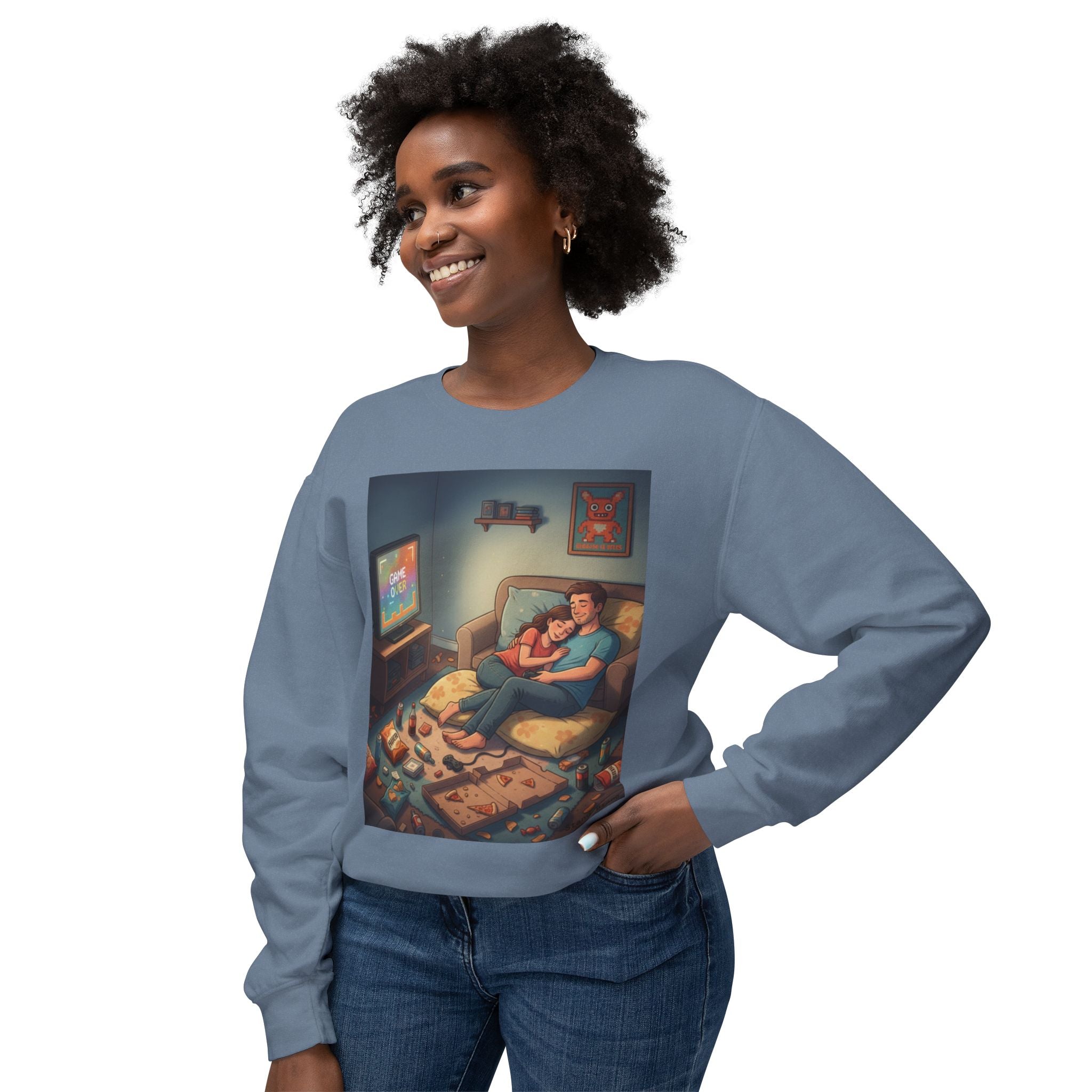 Gamer Couple Crewneck Sweatshirt