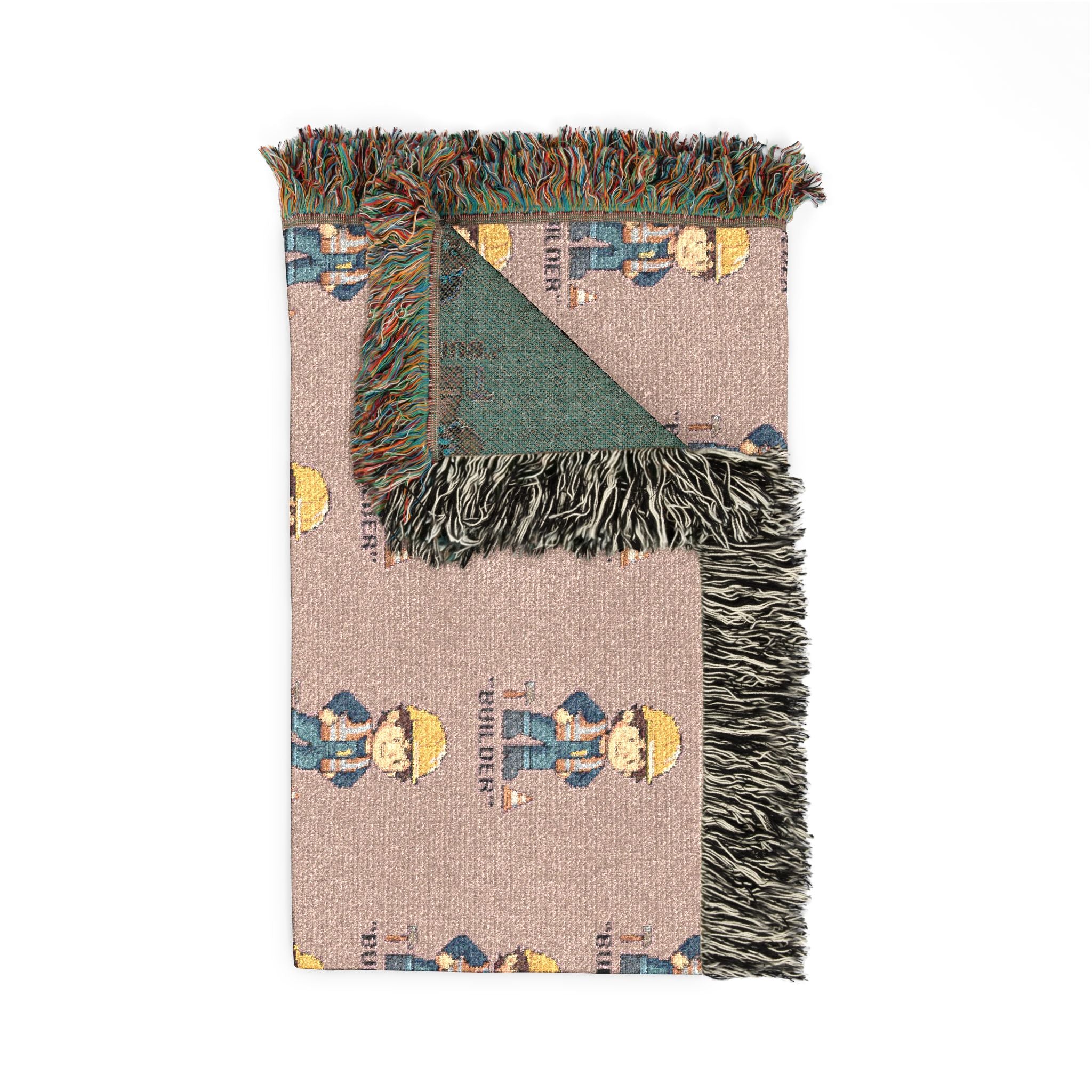Woven Blanket "Builder Pattern"