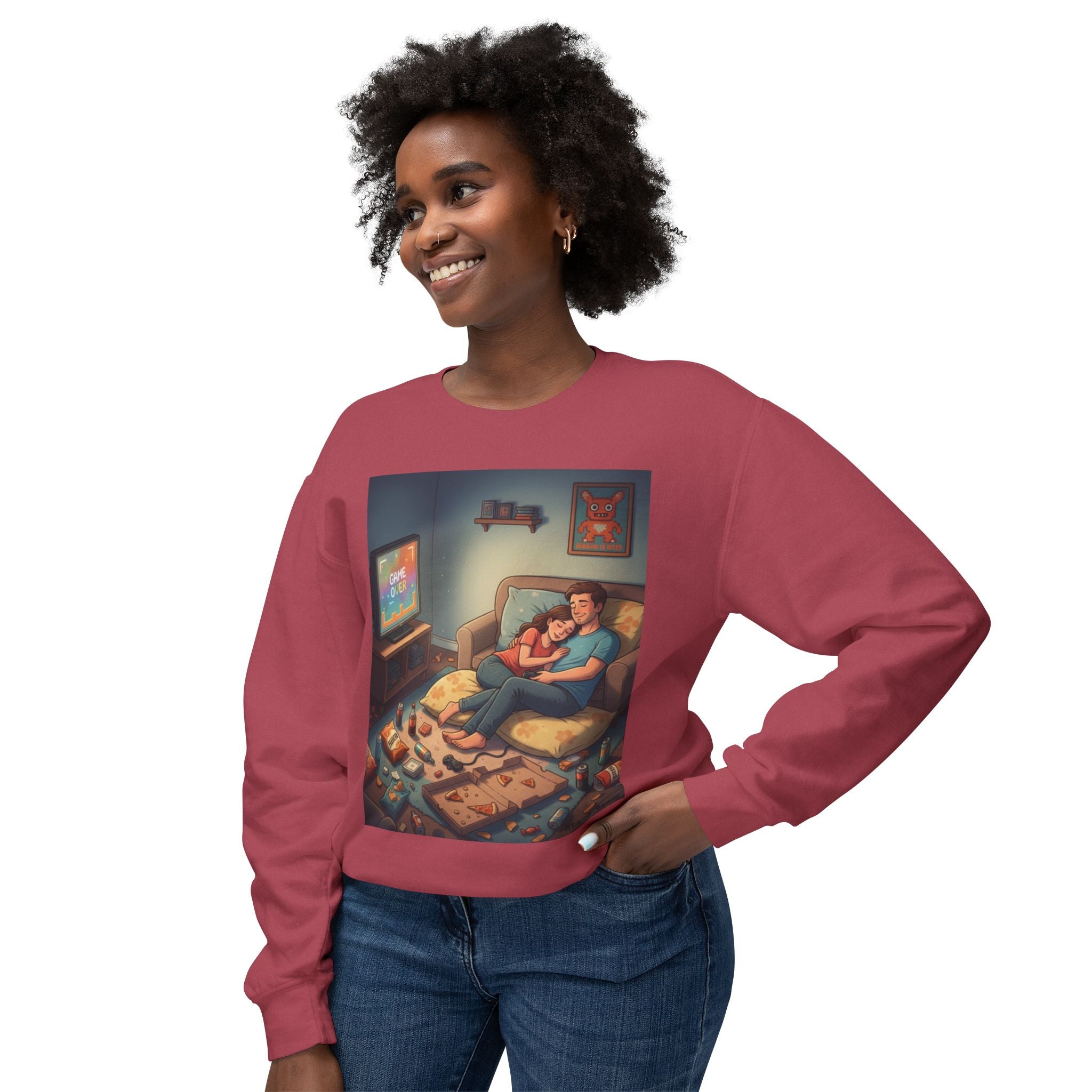 Gamer Couple Crewneck Sweatshirt