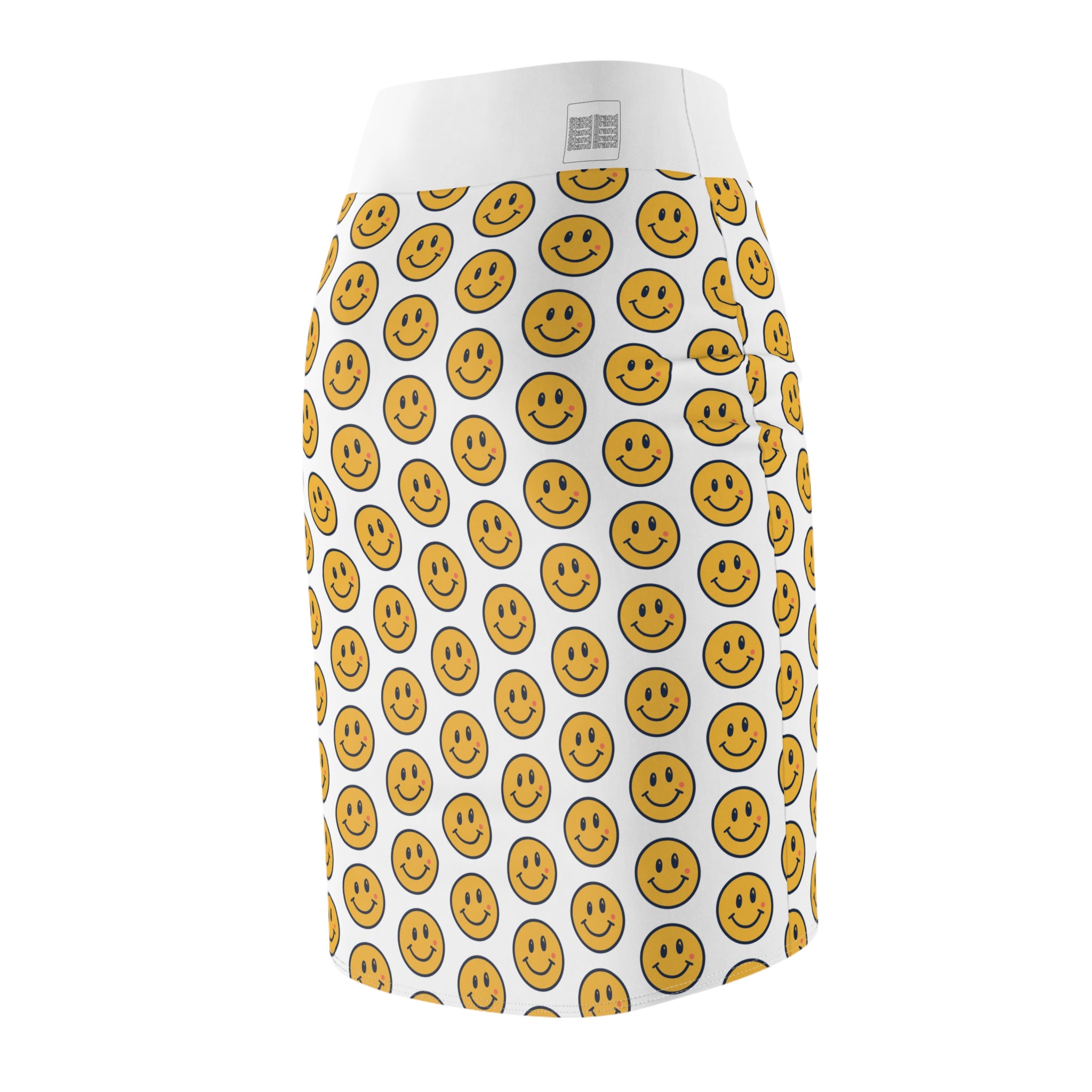 Smiley Face Pencil Skirt (AOP)