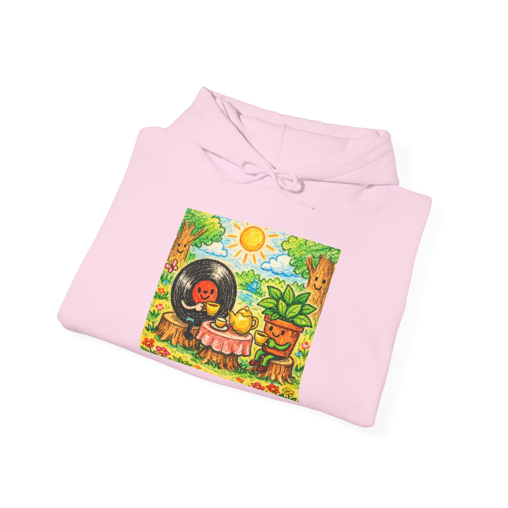 Vinyl and Plant Hoodie warm