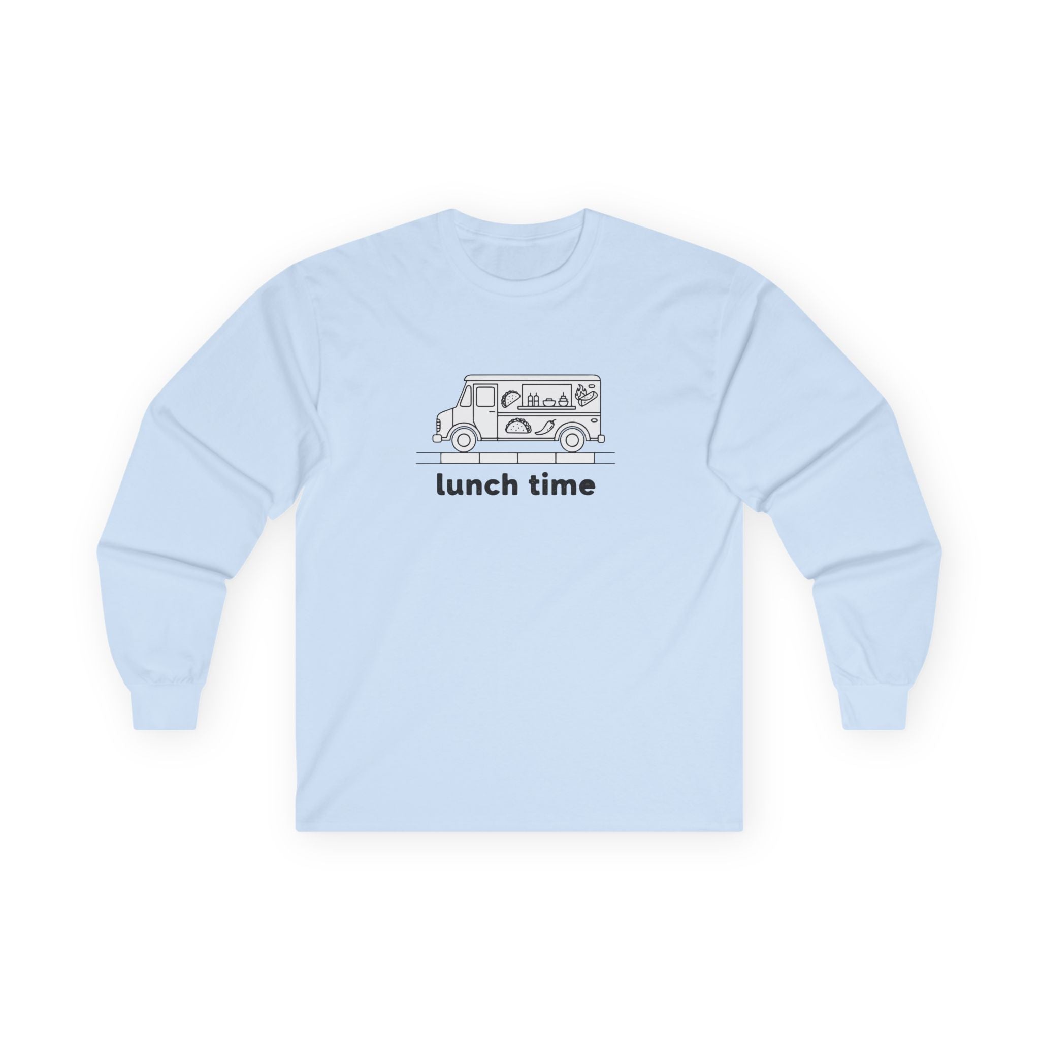 Lunch Time Ultra Cotton Long Sleeve Tee