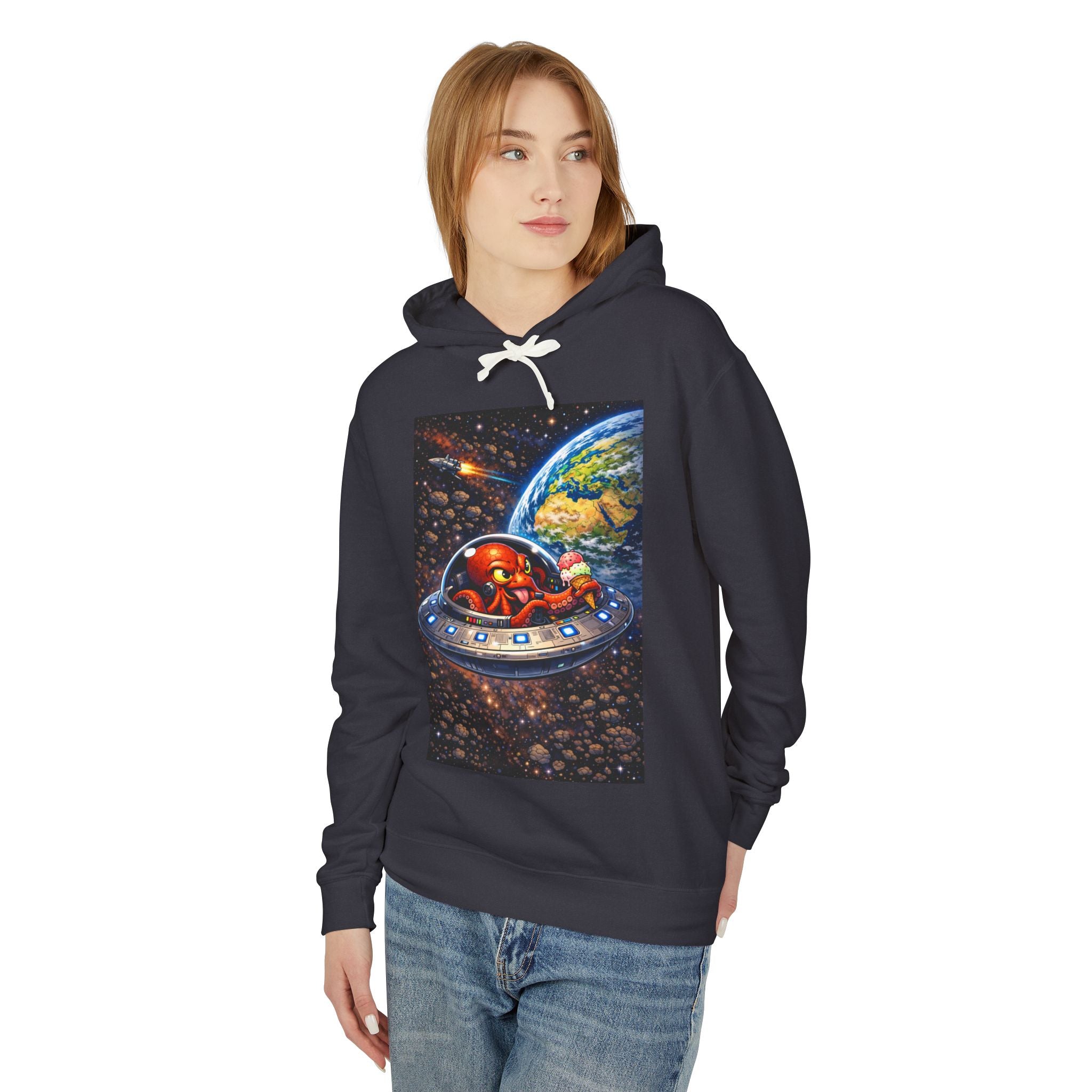 Unisex Lightweight Hooded Sweatshirt