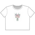 Flowers Women's Cropped Boxy Tee