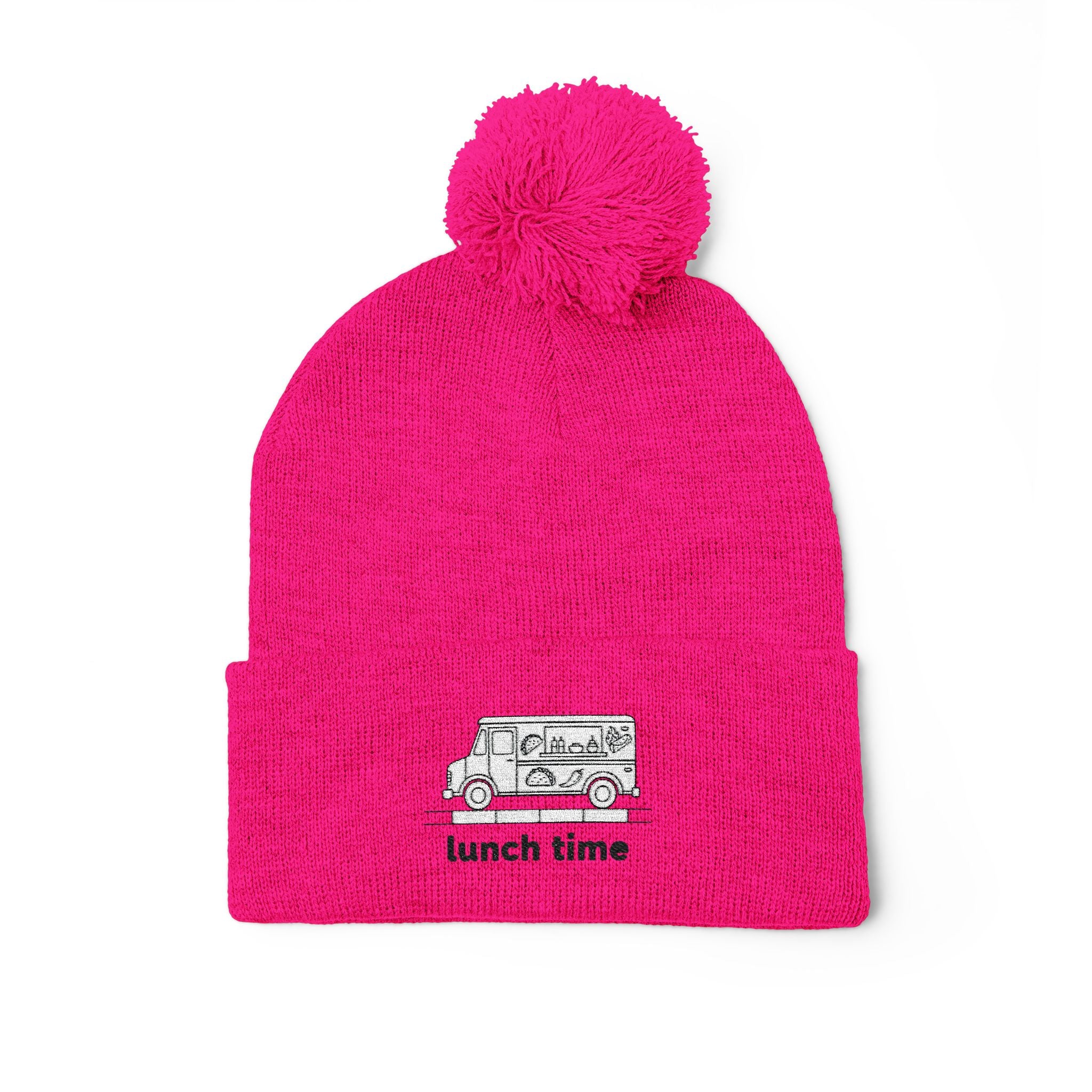 Lunch Time Pom Pom Beanie