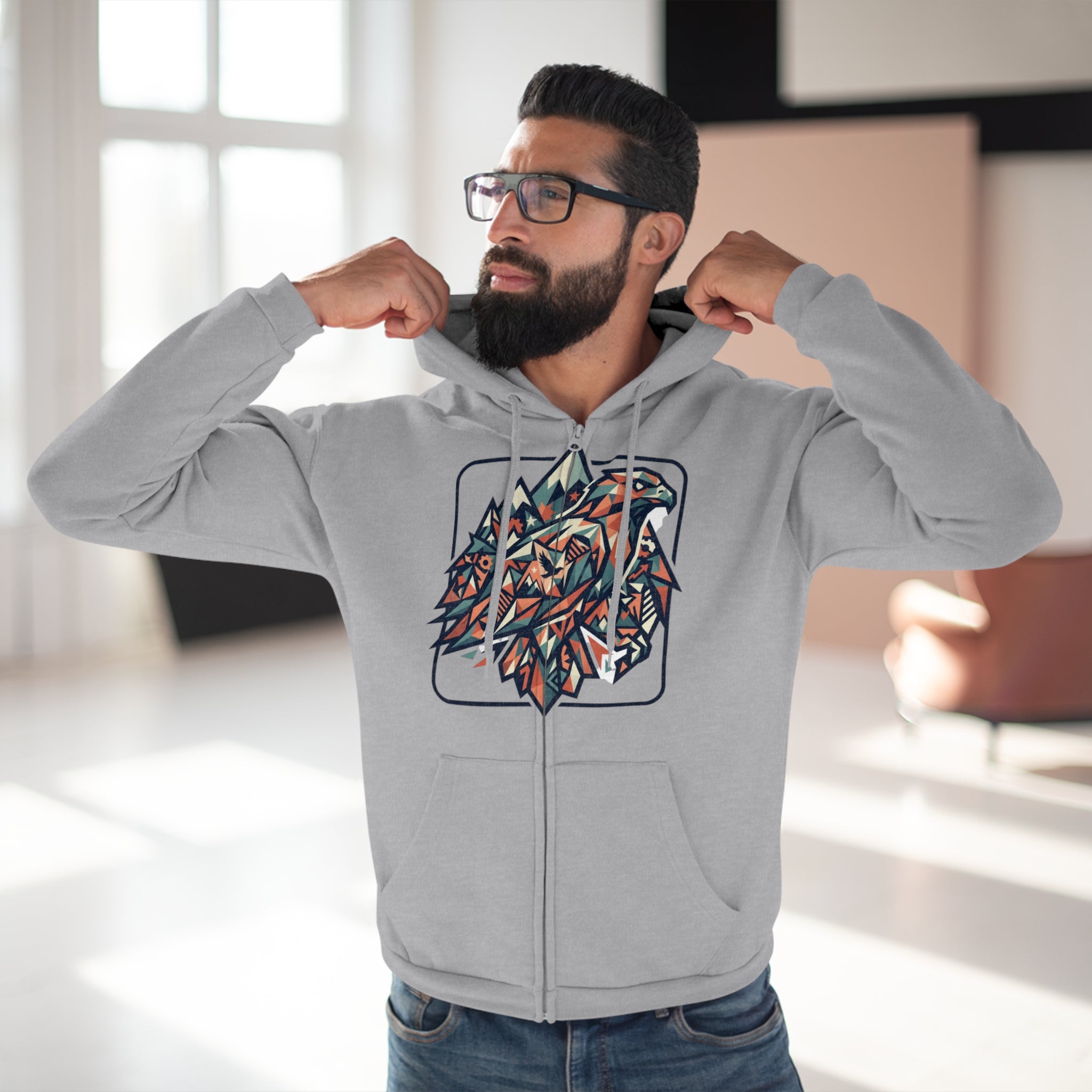 Chaos Bird Zip Sweatshirt