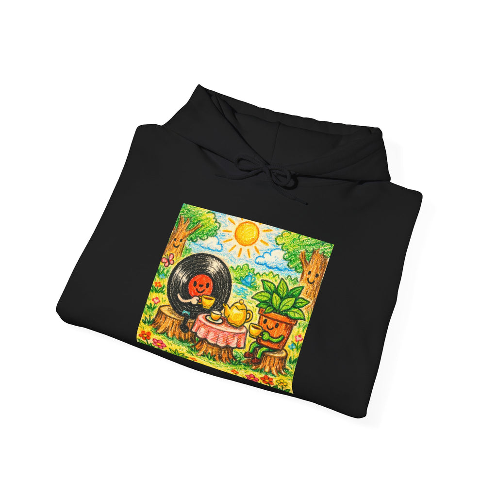 Vinyl and Plant Hoodie warm