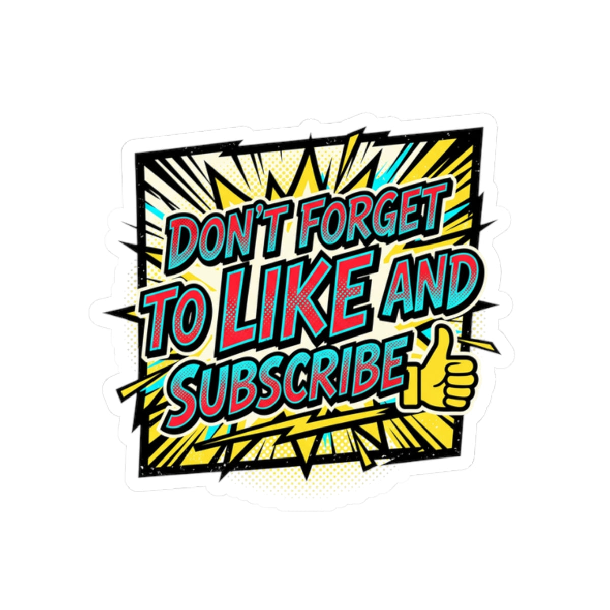 Don't forget stickers