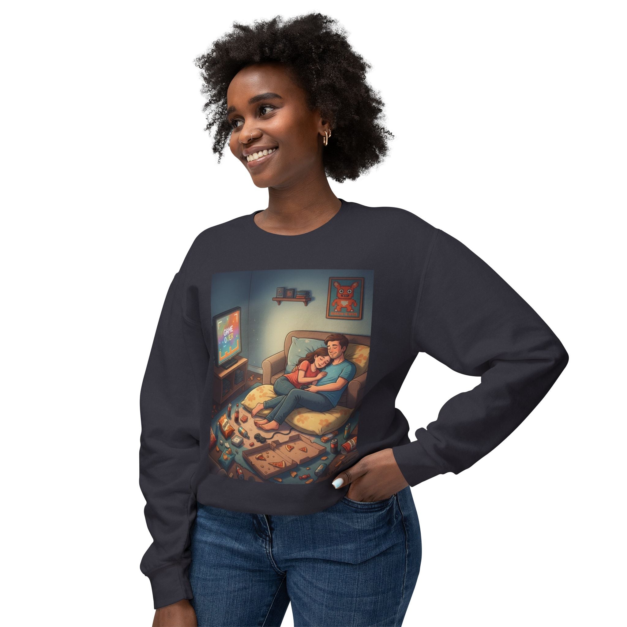 Gamer Couple Crewneck Sweatshirt