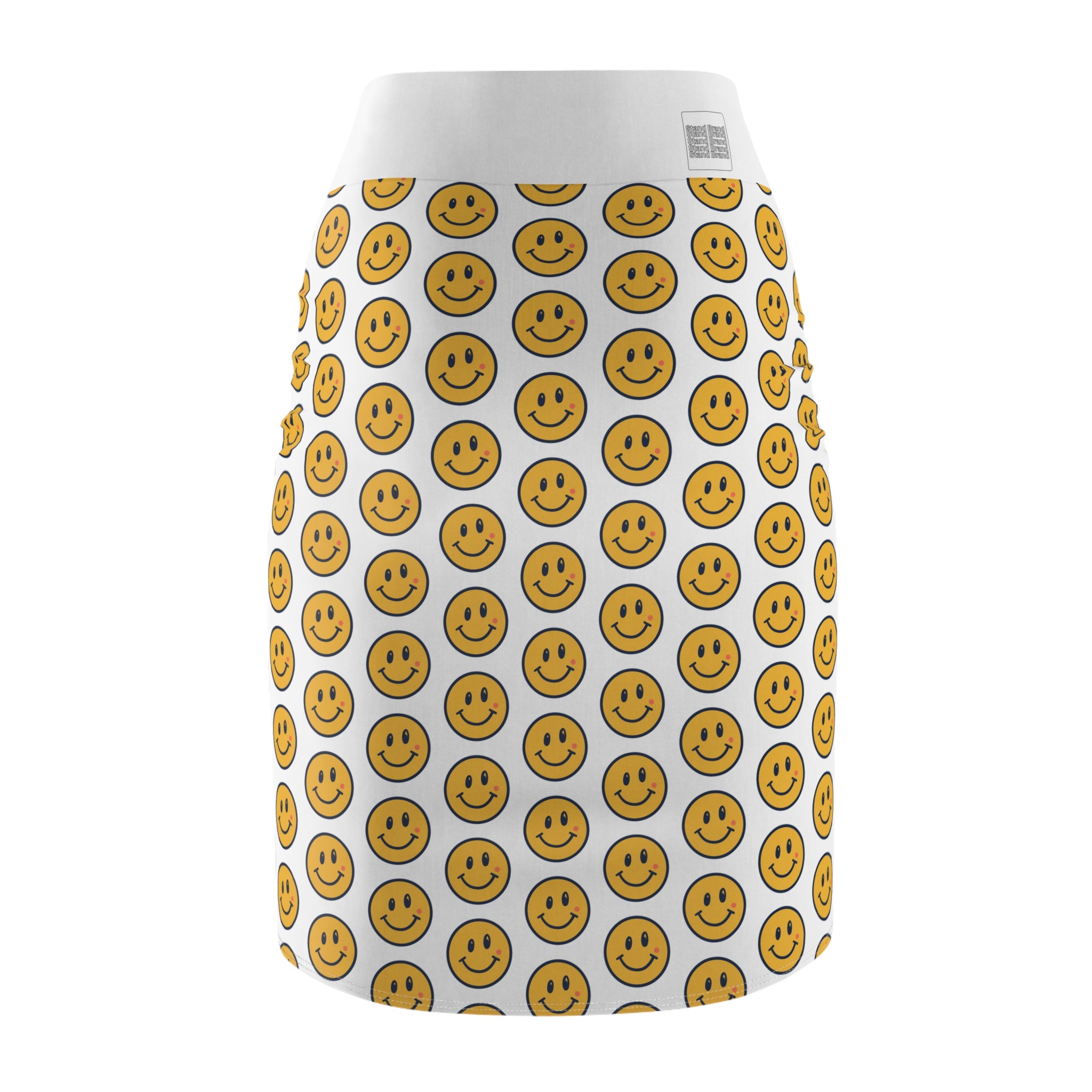Smiley Face Pencil Skirt (AOP)