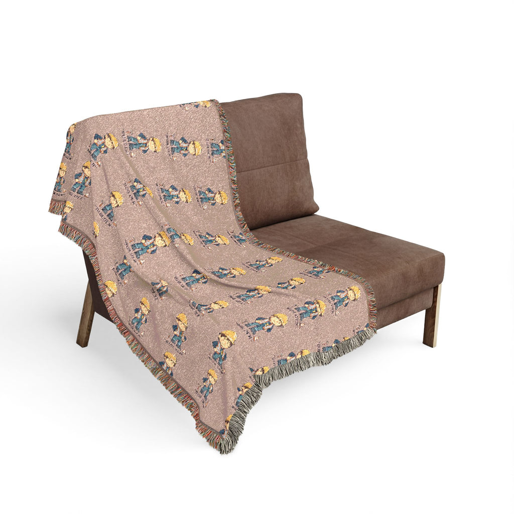 Woven Blanket "Builder Pattern"