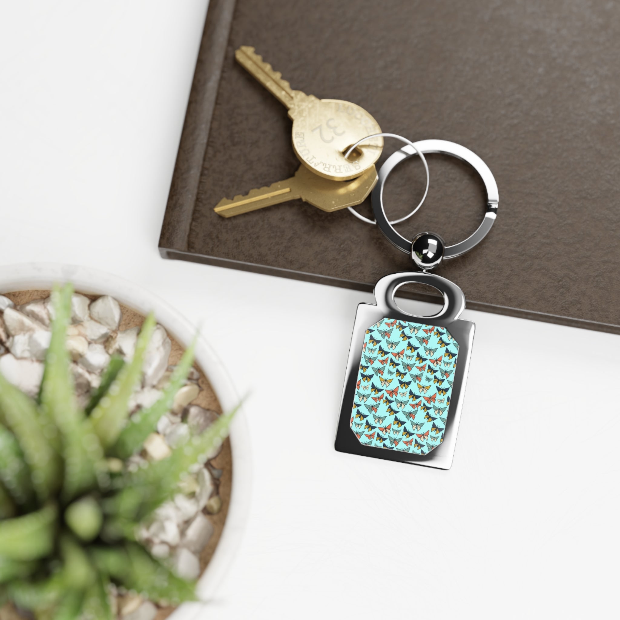 Butterfly Photo Keyring