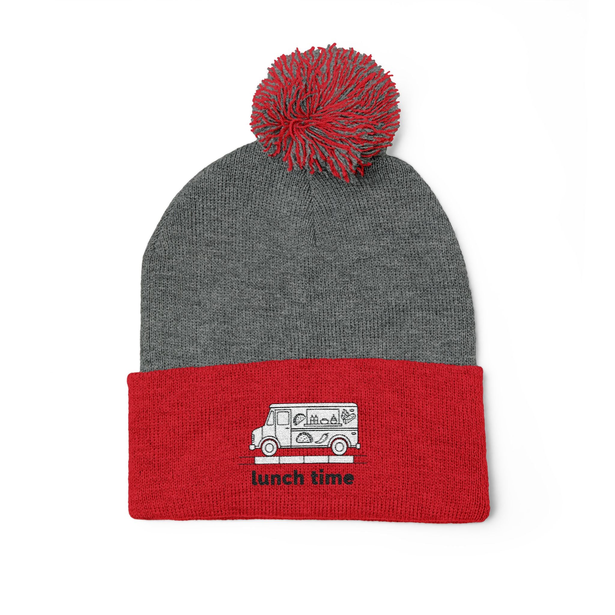 Lunch Time Pom Pom Beanie